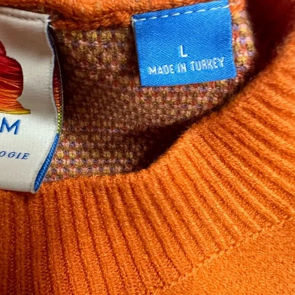 Anthropologie Farm Rio Sunset Striped Long Sleeve Dress - Picture 4 of 7